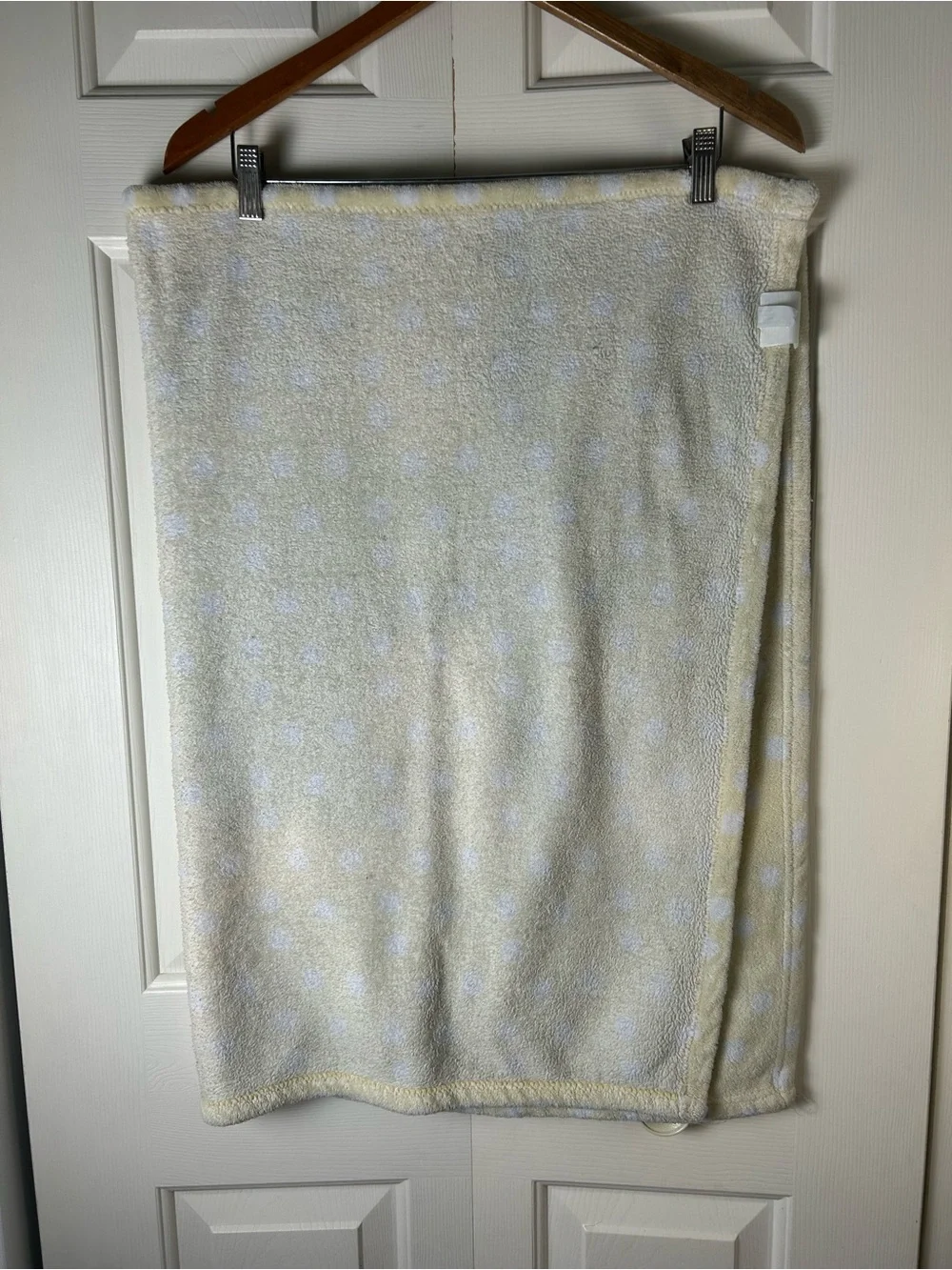 Bedtime Originals Brown Monkey Baby Blanket Yellow White Polka Dots Lovey